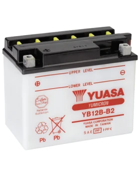 Μπαταρία YUASA Yumicron YB12B-B2 12V 12Ah (10HR) 165CCA (EN)