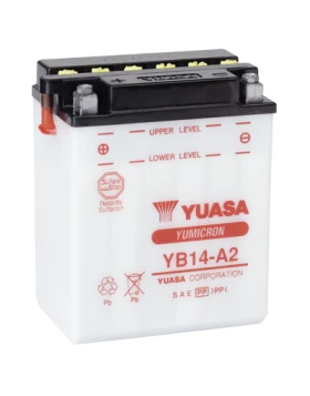 Μπαταρία YUASA Yumicron YB14-A2 12V 14Ah (10HR) 190CCA (EN)