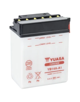Μπαταρία YUASA Yumicron YB14A-A1 12V 14Ah 190CCA (EN)
