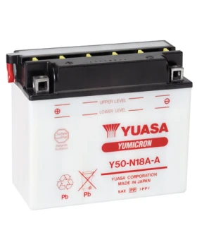 YUASA Battery Yumicron Y50-N18A-A 12V 20Ah 260CCA (EN)