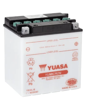 YUASA Battery Yumicron YB30L-B 12V 30Ah 300CCA (EN)