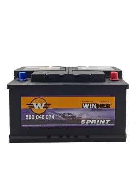 Μπαταρία WINNER Sprint 580 046 074 80Ah (C20) 740CCA (EN)