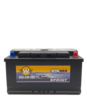 Μπαταρία WINNER Sprint 600 038 080 100Ah (C20) 800CCA (EN)