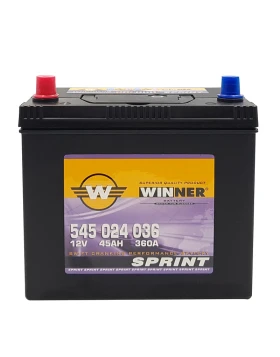 Μπαταρία WINNER Sprint 545 024 036 45Ah (C20) 360CCA (EN)