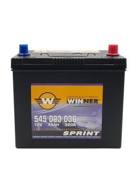 Μπαταρία WINNER Sprint 545 023 036 45Ah (C20) 360CCA (EN)