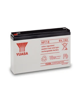 Μπαταρία YUASA NP7-6 VRLA - AGM 6V 7Ah