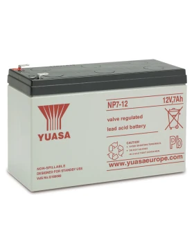 Μπαταρία YUASA NP7-12 VRLA - AGM 12V 7Ah (F1)