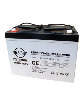 Μπαταρία WINNER Mercury VRLA-GEL 6V 200Ah (C20)