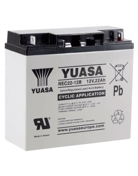 Μπαταρία YUASA REC22-12 VRLA - AGM 12V 22Ah