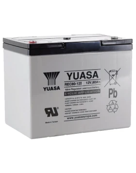 Μπαταρία YUASA REC80-12 VRLA - AGM 12V 80Ah