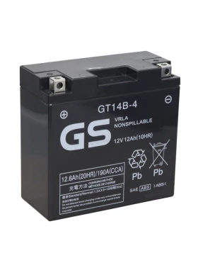 Μπαταρία GS AGM GT14B-4 12V 12Ah (10HR) 190CCA (EN)