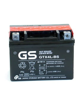 Μπαταρία GS AGM GTX4L-BS 12V 3Ah (10HR) 50CCA (EN)
