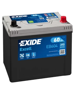 Μπαταρία EXIDE Excell EB604 12V 60Ah 390CCA A(EN)