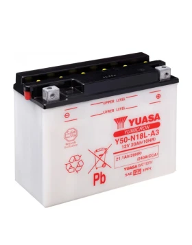 Μπαταρία YUASA Yumicron Y50-N18L-A3 12V 20Ah 260CCA (EN)