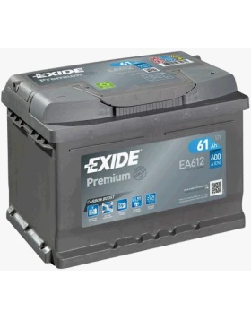 Μπαταρία EXIDE Premium EA612 12V 61Ah 600CCA A(EN)