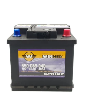 Μπαταρία WINNER Sprint 550 059 048 50Ah (C20) 480CCA (EN)
