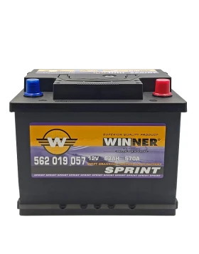 Μπαταρία WINNER Sprint 562 019 057 62Ah (C20) 570CCA (EN)