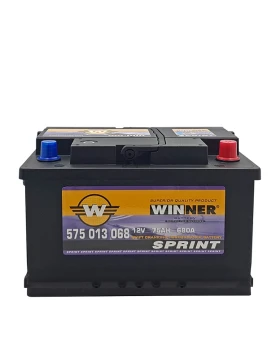 Μπαταρία WINNER Sprint 575 013 068 75Ah (C20) 680CCA (EN)