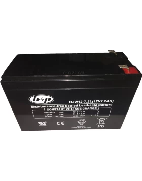 B&P Battery DJW 12-7.2L 12V 7.2Ah (C20)