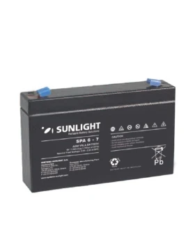 Μπαταρία SUNLIGHT SPA6-7 6V 7Ah (C20) VRLA - AGM