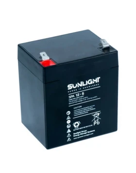 Μπαταρία SUNLIGHT SPA12-5 12V 5Ah (C20) VRLA - AGM