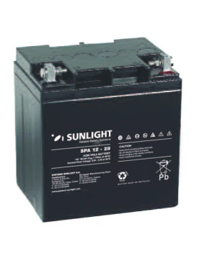 Μπαταρία SUNLIGHT SPA12-28 12V 28Ah (C20) VRLA - AGM