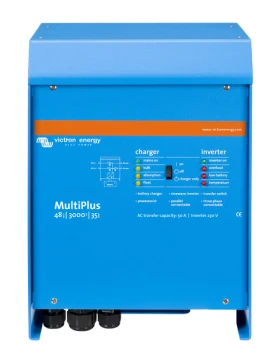 Μετατροπέας - inverter με φορτιστή DC-AC καθαρού ημιτόνου Victron MultiPlus 48/3000/35-16