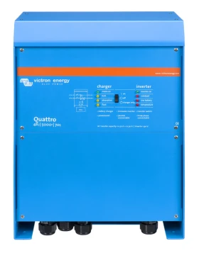 Victron Quattro 48/5000/70-100/100-S Pure Sine Wave DC-AC Inverter with Charger  Select 84 more words to run Humanizer.