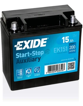 Μπαταρία EXIDE EK151 12V 15Ah 200CCA