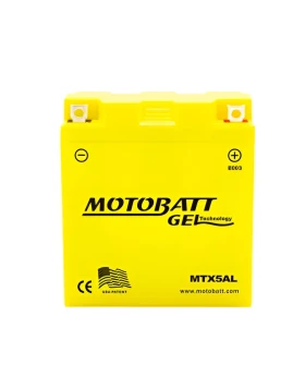 Μπαταρία τύπου GEL MOTOBATT MTX5AL 12V 5Ah 85A (CCA) 
