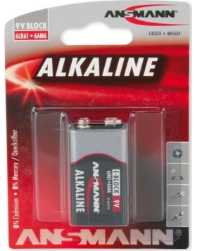 Αλκαλική μπαταρία ANSMANN 6LF22 9V