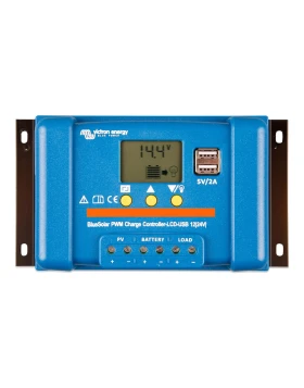 VICTRON Solar Charge Controller BlueSolar PWM-LCD&USB 12-24V 20A