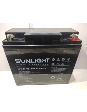 Μπαταρία SUNLIGHT SPHR 12V 105W AGM High Rate