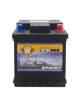 Μπαταρία WINNER Sprint 540 108 036 40Ah (C20) 360CCA (EN)