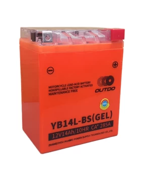 Μπαταρία OUTDO YB14L-BS (GEL) 12V 14Ah 285CA (EN)