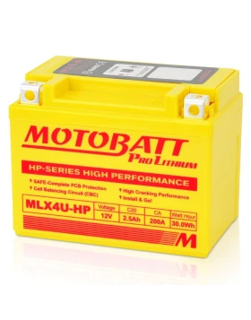 Μπαταρία MOTOBATT MLX4U-HP 12V 2.5Ah (20HR) 165A (CCA)
