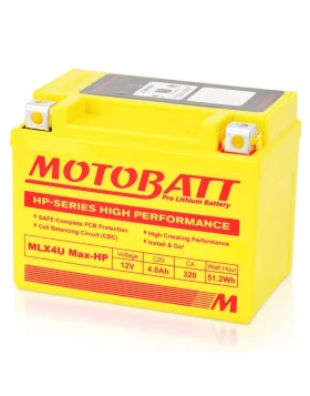 Μπαταρία MOTOBATT MLX4UMAX-HP 12V 4Ah (20HR) 250A (CCA)