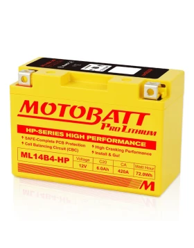 Μπαταρία MOTOBATT ML14B4-HP 12V 6Ah (20HR) 350A (CCA)