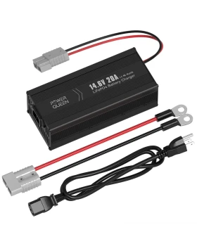 Φορτιστής μπαταρίας λιθίου POWER QUEEN 14.6V 20A LiFePO4 - Heavy Duty