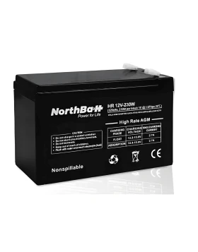 NORTHBATT Battery HR12V-230W 12V 230W High Rate VRLA - AGM