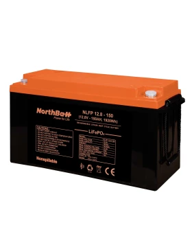 NORTHBATT NLFP 12.8V 150Ah 1920Wh LifePo4 battery with Bluetooth