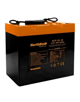 NORTHBATT NLFP 12.8V 50Ah 640Wh LifePo4 battery with Bluetooth