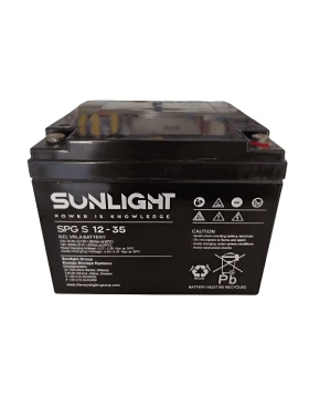Μπαταρία SUNLIGHT SPG S 12-35 12V 35Ah VRLA - GEL