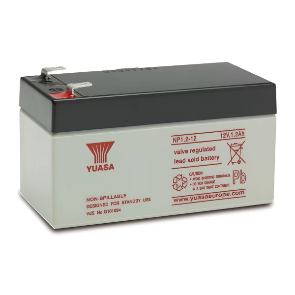 Μπαταρία YUASA NP1.2-12 VRLA - AGM 12V 1.2Ah