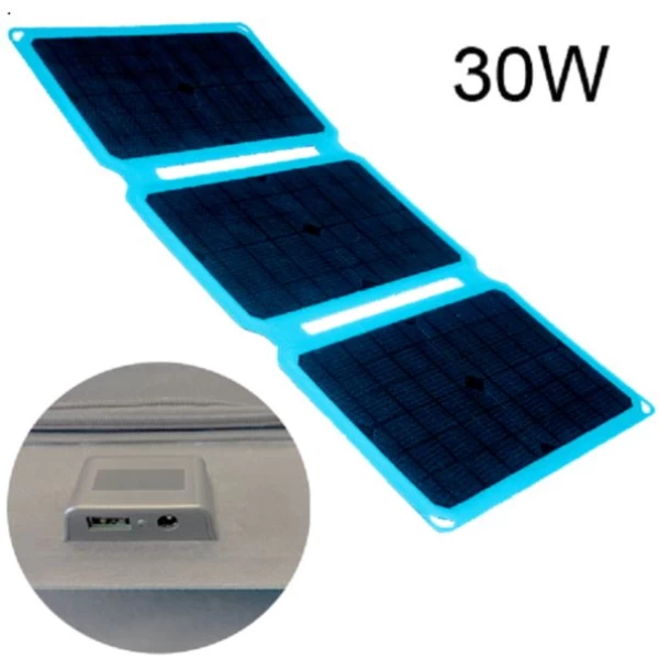 INVICTUS Αναδυπλούμενος Ηλιακός Φορτιστής 30W με σύνδεση USB