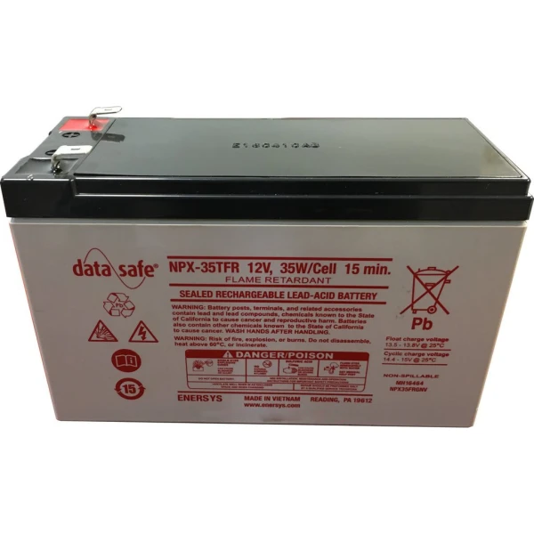 ENERSYS Datasafe Battery NPX35-12 TFR 12V 36 watt/cell Flame Retardant