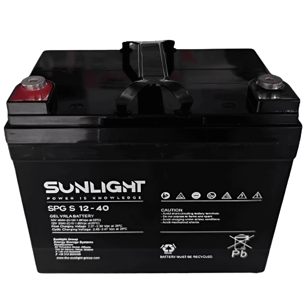 Μπαταρία SUNLIGHT SPG S 12-40 12V 40Ah VRLA - GEL