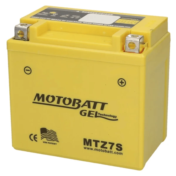 MOTOBATT Battery MTZ7S 12V 7Ah 95CCA