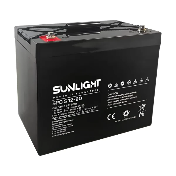 Μπαταρία SUNLIGHT SPG S 12-90 12V 90Ah VRLA - GEL