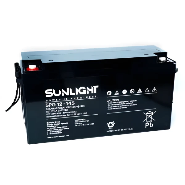 SUNLIGHT Battery SPG S 12-145 12V 145Ah VRLA - GEL